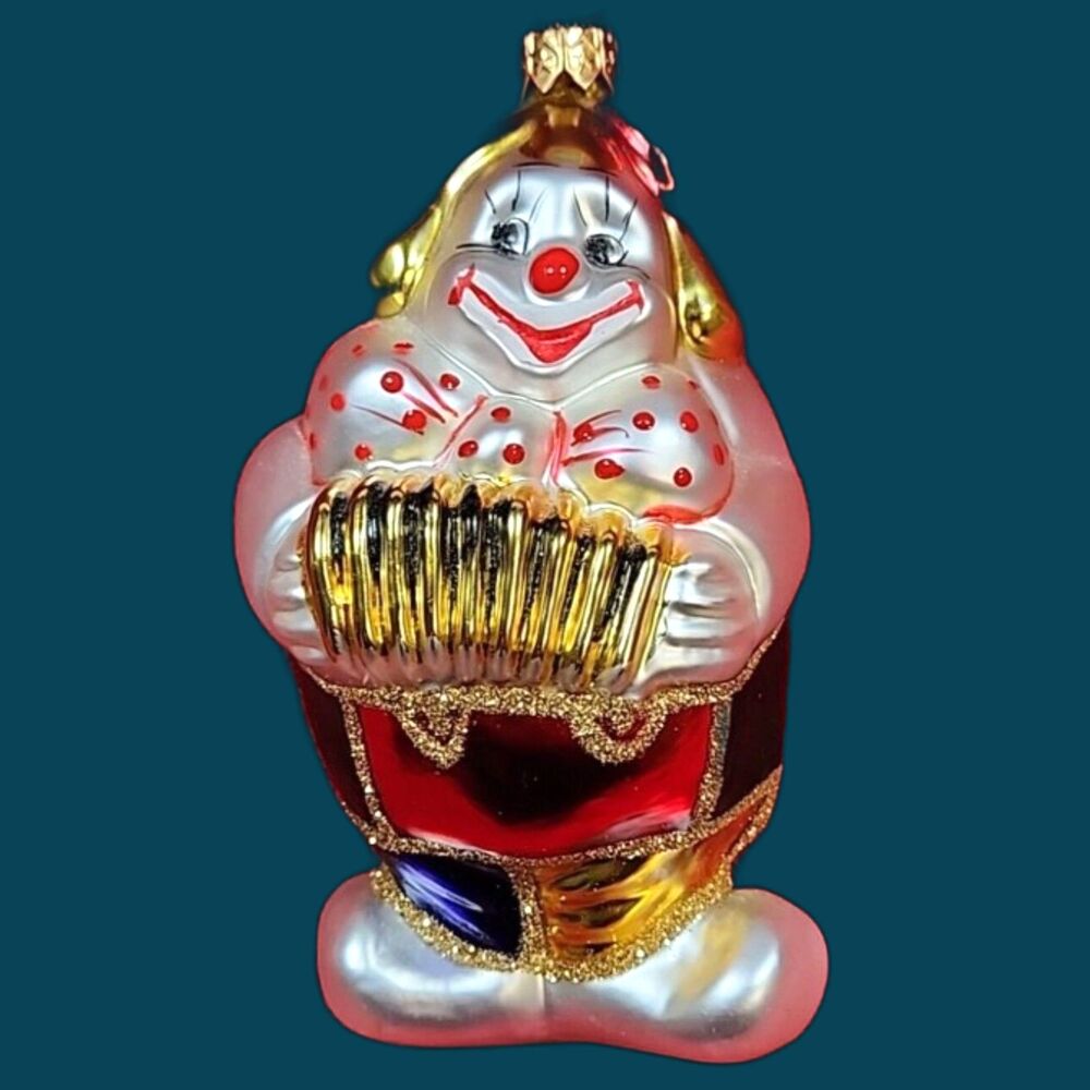 Kurt Adler Vintage Hand-Blown Glass Christmas Ornament